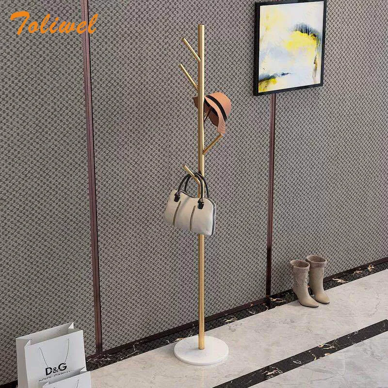 

Creative Tree Hanging Rack Antique Brass Wall Mounted Hanger Hall Entrance Decoration Hat Coat Rack Wall Deco Tree Clothes Rack