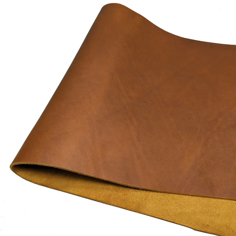 Полностью зернистая воловья кожа дубления кусок 2 0 мм Толстая натуральная первый