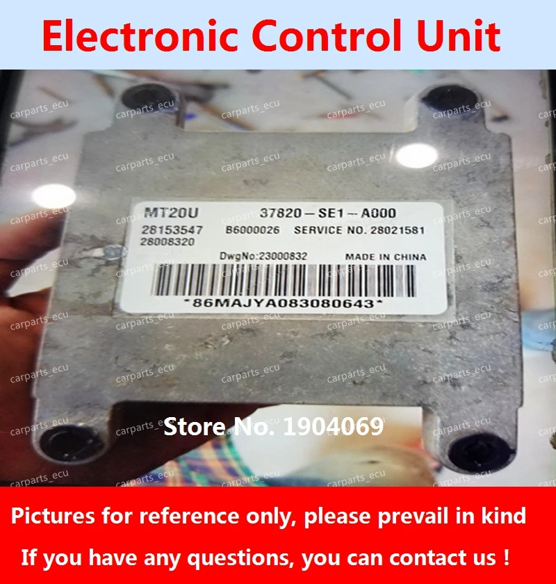 

ECU MT20U 28090409 SDH3610100-TKG-00 B2300100 For Rongcheng Huatai Car Engine Computer/28153547 B6000026 37820-SE1-A000 23000832