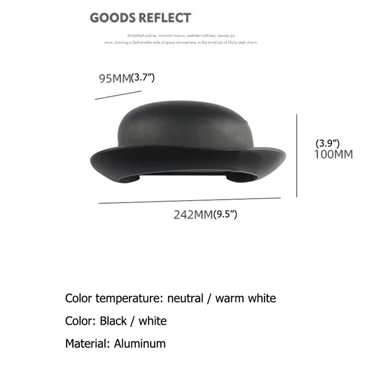 

BROTHER LED Outdoor Wall Light Waterproof Sconces Hat New Style Creative Decorative For Porch Corridor Aisle Bedroom Living Room