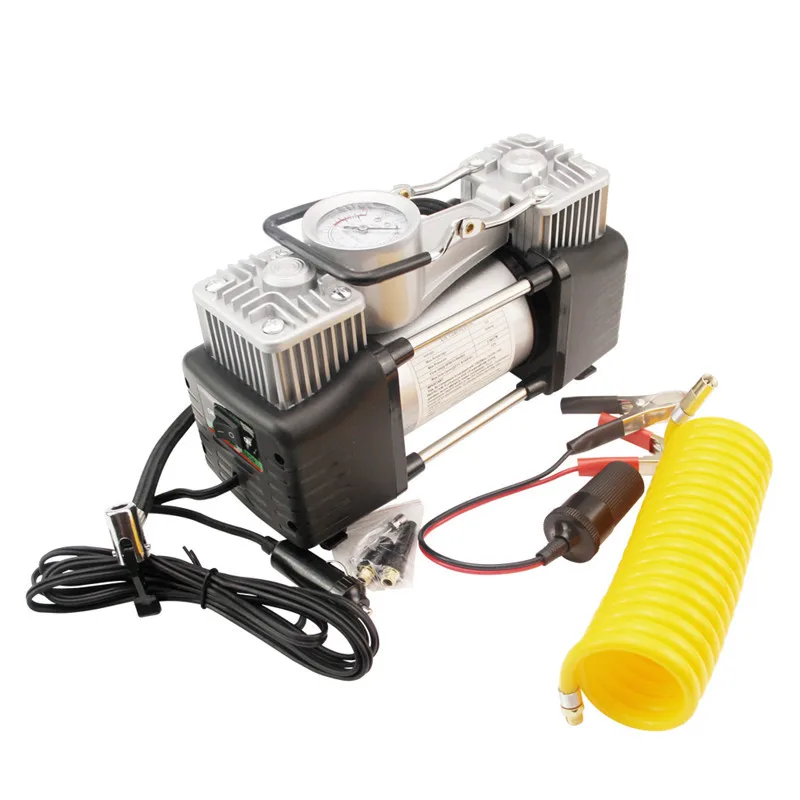 

Wholesale Low Noise 12v Air Compressor Car Tyre Inflator Metal Car Tire Inflator Air Pump For Cars SUV Light Trucks Airbeds Ball