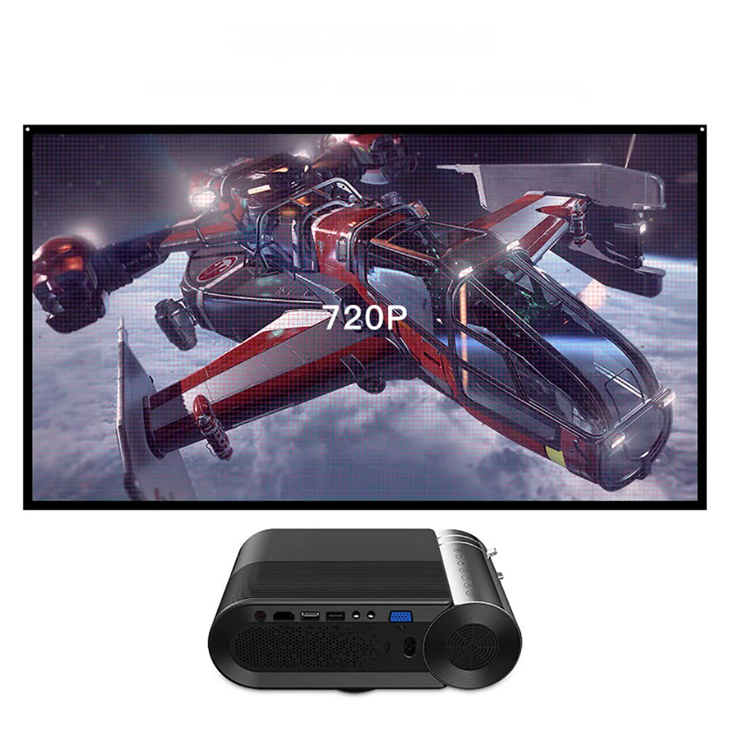 Портативный домашний проектор Yg550 720P светодиодный мини с поддержкой Hd 1280X720 TFT ЖК