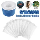 51020 шт. Плавательный Бассейн аквариум фильтр-мешок сетка поддон носок из фетра нейлон сменный белый Фильтры Аксессуары для инструментов