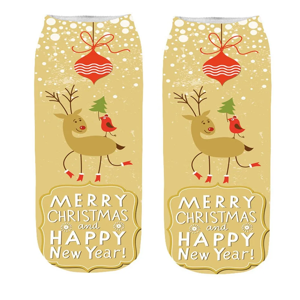 2019 Новинка Лидер продаж 3D печати для женщин носки брендовый Носок Мода унисекс