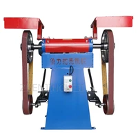 380v large grinding belt machine high power double station cloth wheel polishing and grinding apparatus processing equipment