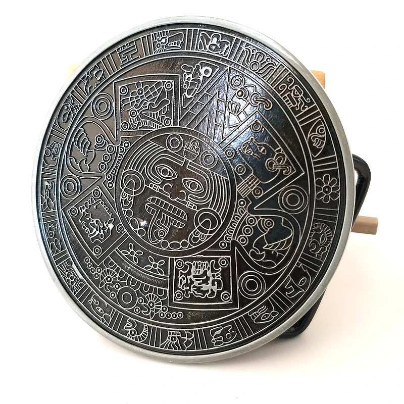 Винтажный стиль Круглый ацтекский каландер металлический ремень с пряжкой