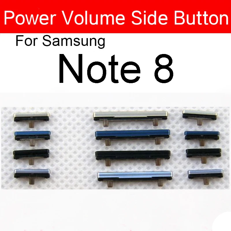 

Боковая кнопка включения и выключения громкости для Samsung Galaxy Note 8, N950, N950F, N950FD, N950U, N950W, N950N, запчасти для ремонта, 1 лот (3 шт.)