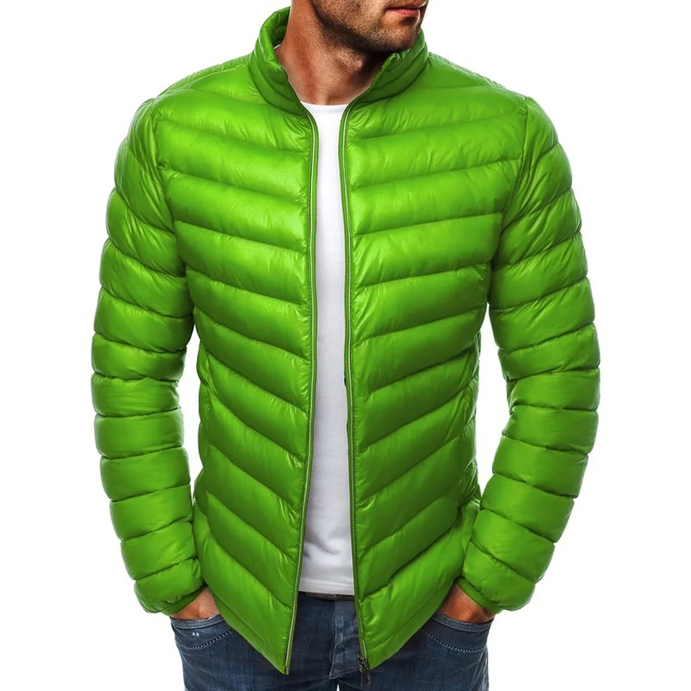 ZOGAA Men's Parka 2019 Winter Warm Jackets Cotton Padded Casual Puffer Coats Zipper Slim Hot Sale Plus Size High Street | Мужская