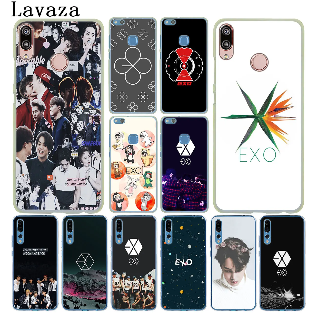 Lavaza EXO lucky один чехол для телефона huawei Y9 Y6 Y7 Prime 2018 2019 Honor 20 8C 8X8 9 9X10 Lite 7C 7X 7A Pro |