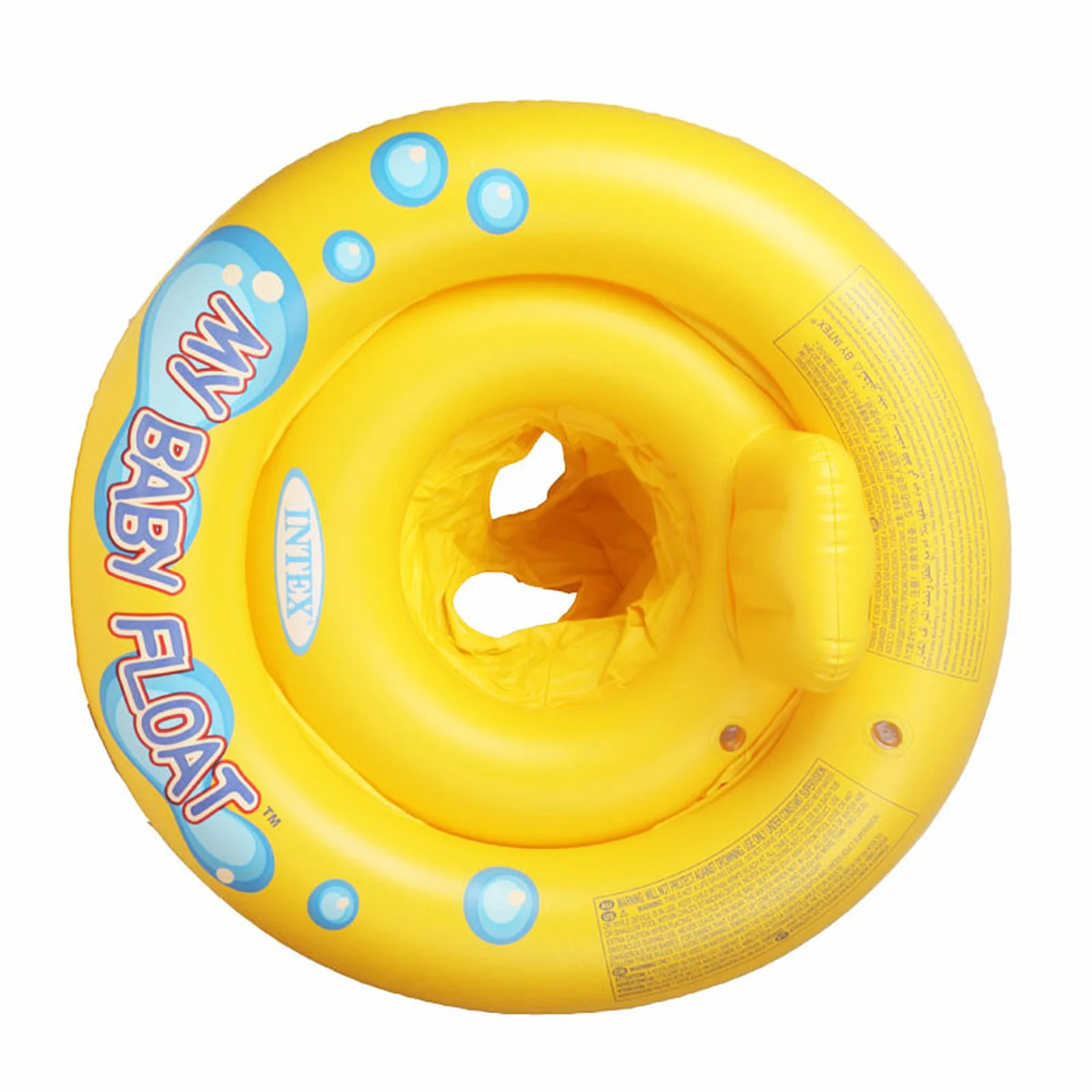 

Baby Pool Float Inflatable Safety Seat Swimming Ring for Infants Aged 0-24 Months Toddlers Pool Rafts Inflatable Ride-ons Yellow