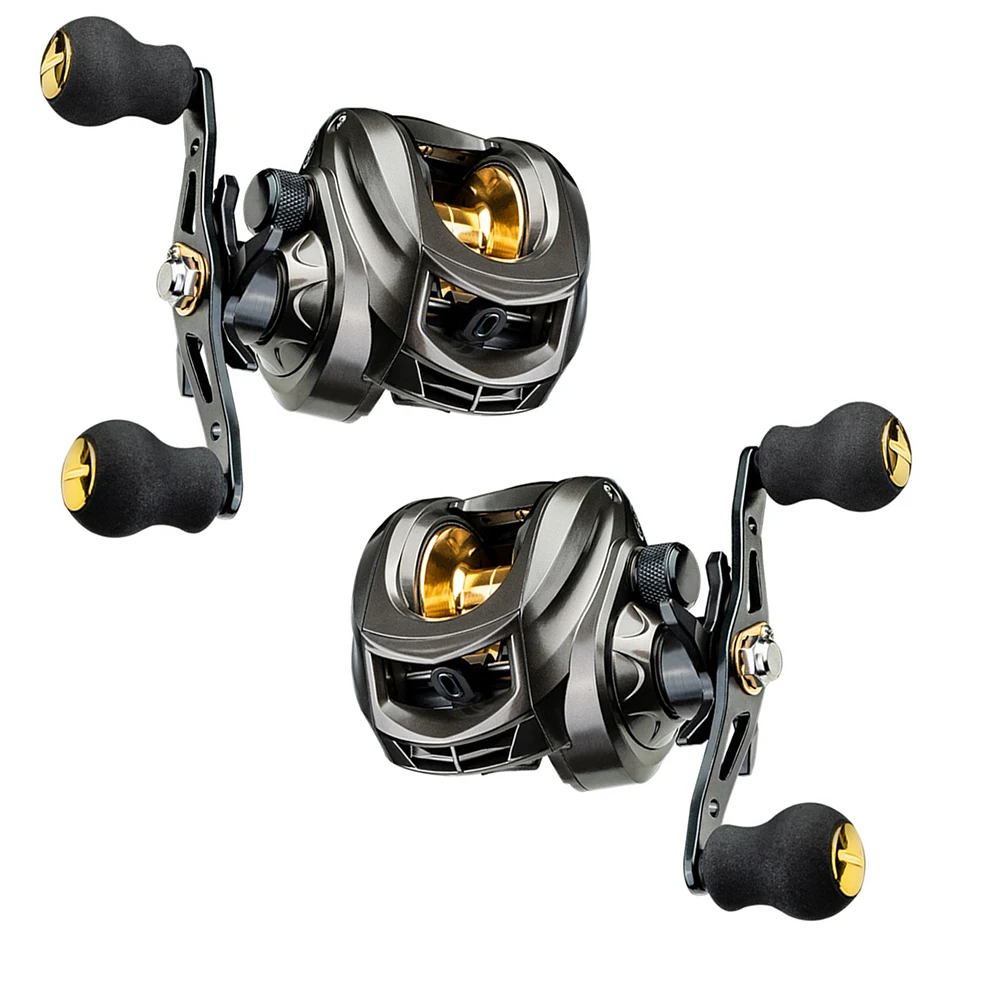 Metal Spool Baitcasting Reel 7.2:1 8kg Max Drag Saltwater Fishing Wheel