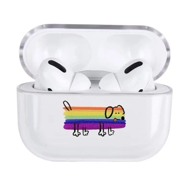 Милый чехол для Apple AirPods, чехол, Мультяшные Bluetooth наушники, защитный жесткий чехол для Airpods Pro, чехол, коробка для Air pods 2/1/3 - Цвет: For Airpods Pro 05