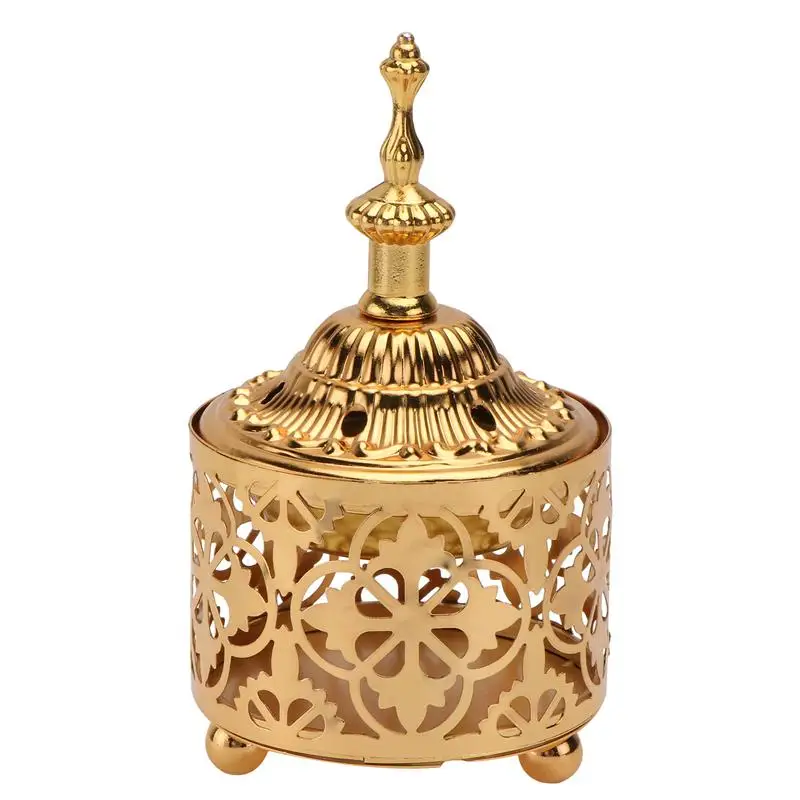 Incense Burner Iron Art Candlestick Decorative Candle Stand Home Scented Candle Stick Chinese Buddha Incense Holder Burner