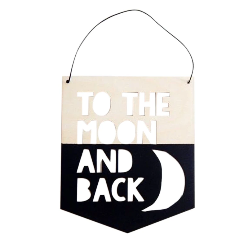 1 шт. положительный слоган баннер INS скандинавском стиле деревянный настенный