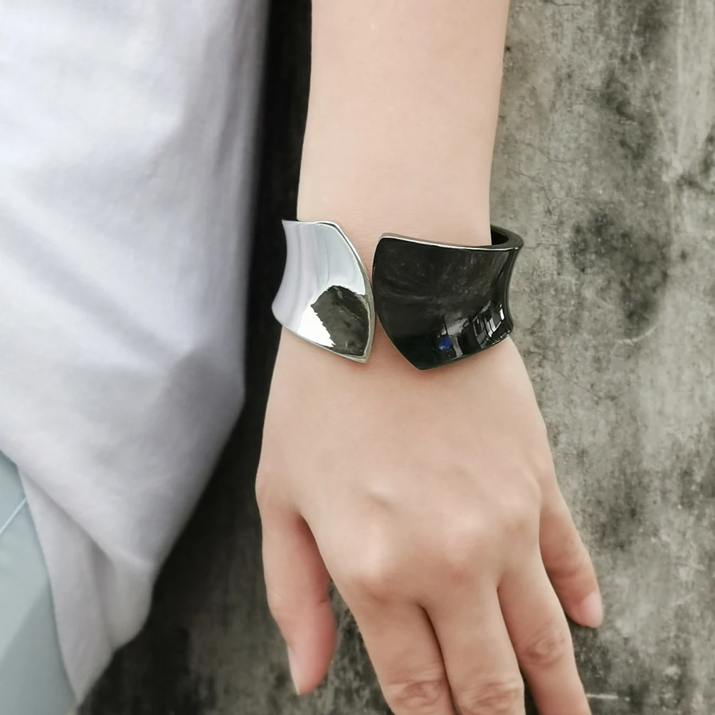 European and American fashion mix alloy bracelet Unique design texture metal accessories women | Красота и здоровье