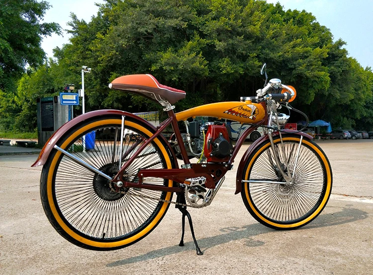 26 дюймов винтажный топливный велосипед пляжный 140 шт. спицевое колесо индийская