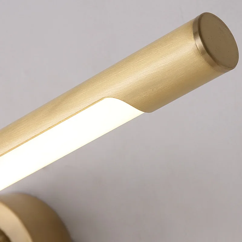 Американский медный светодиодный зеркальный светильник в стиле ретро освещение