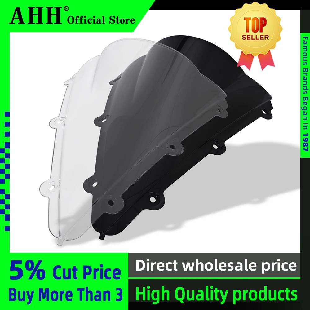 

AHH Motorcycle Windshield Spoiler Windscreen Air Wind Deflector Shroud Fairing For YAMAHA YZF1000 R1 YZF-R1 2004 2005 2006 04-06