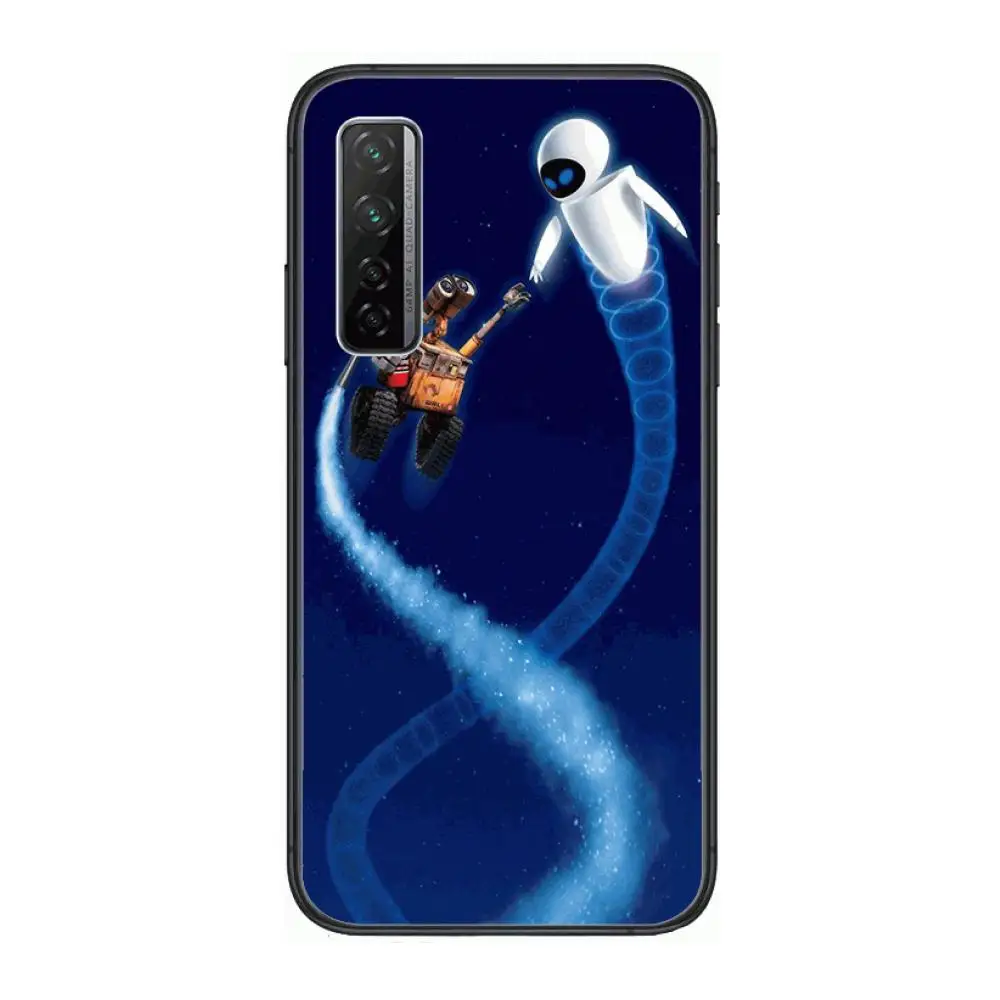 

Robot Cute Boutique Phone Case For Huawei Nova 2 3 4 5 6 7 8 SE i E Pro Lite Black Etui Coque Painting Hoesjes comic fashion