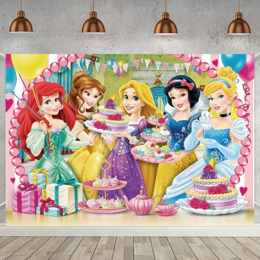 Красивое желтое платье замки принцесса Выпускной Вечеринка фон для девочек день