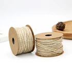 Веревка из натурального джута, упаковка для свадебного подарка шнуров, 10 мрулон
