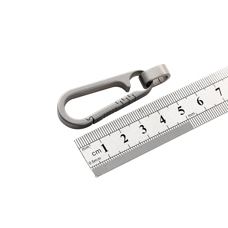 

Titanium Alloy Keychain Is Durable And Does Not Rust