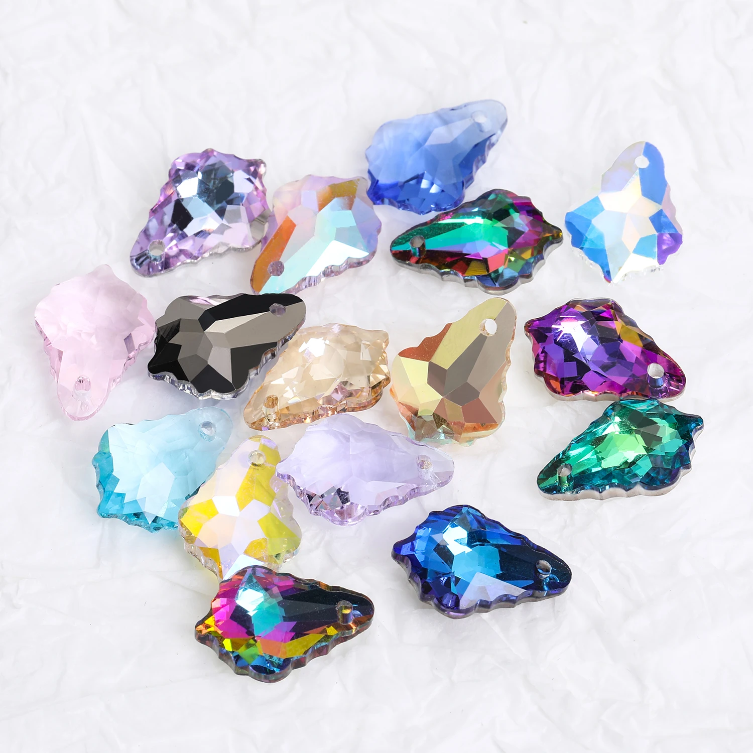 

11x16/15x22MM 5Pcs Baroque Pendants（6090） Diy Necklace K9 Crystal AB Accessory Earring Ornaments Bracelet Gems Crystal Beads