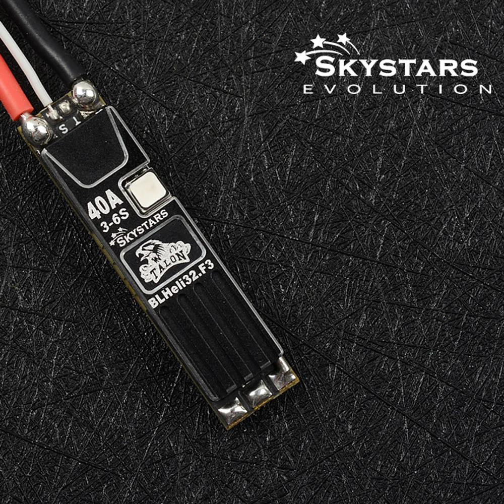 Skystars Slim40A 40A Blheli_32 F3 MCU 3 6S бесщеточный ESC для QAV 170 330 RC FPV Racer модели аксессуары