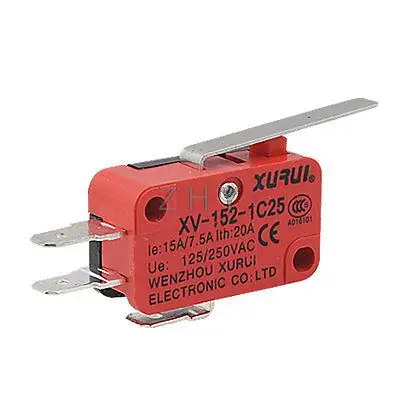 Миниатюрный микропереключатель типа рычага шарнира XV-152-1C25