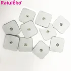 10 шт., размер: 4 см * 4 см Замена электродными пластинами для электрода антистресс десятки тысяч коврик для акупунктуры массаж тела Цифровая терапия машина тормозные колодки