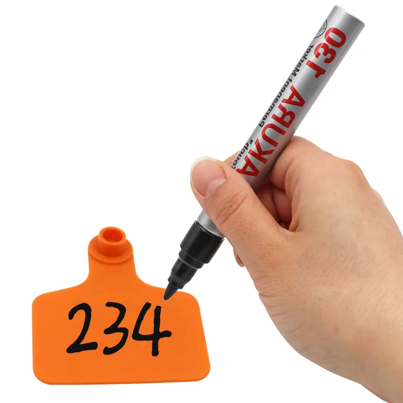 1 шт. маркер метки с животными ручка выделенный номер уха Перманентный без