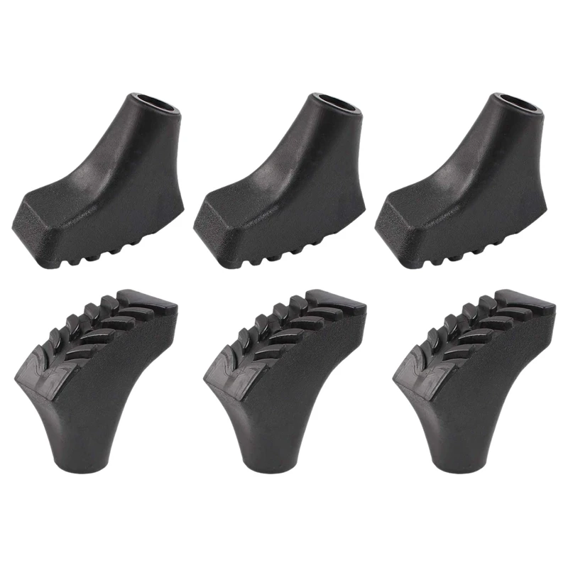 

6 Pcs Walking Stick Caps Trekking Pole Caps and Replacement Tips End Alpenstock Head Cover for Hiking Trekking Stick