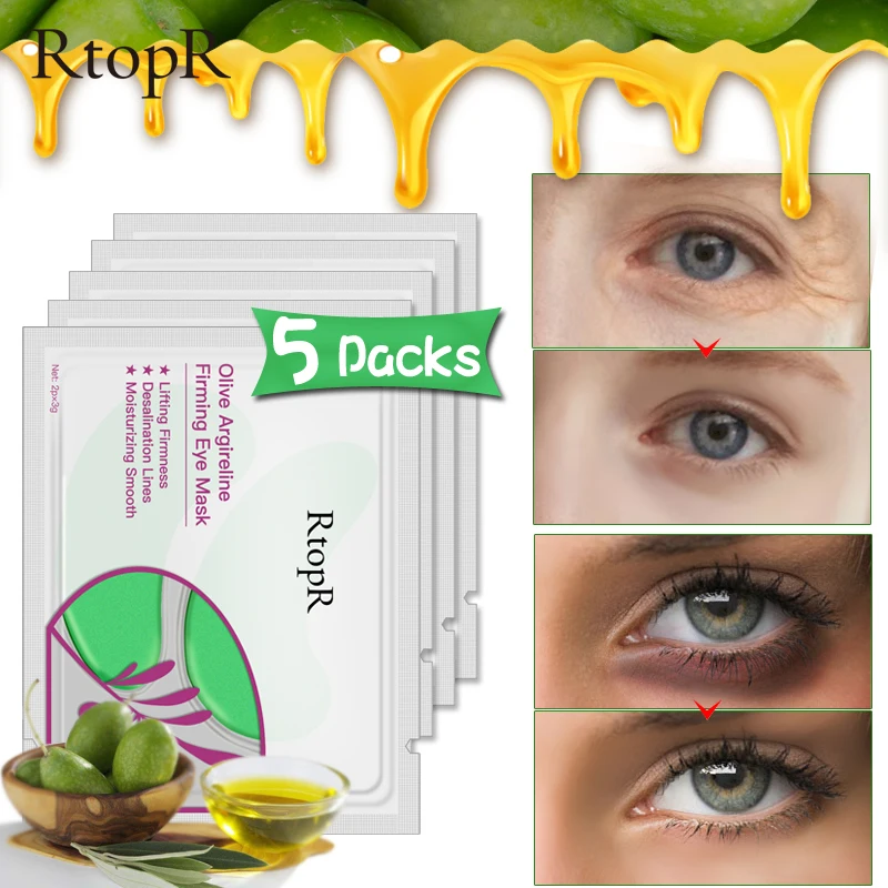 5 упаковок коллагеновые гидрогелевые патчи для глаз корейские подушечки