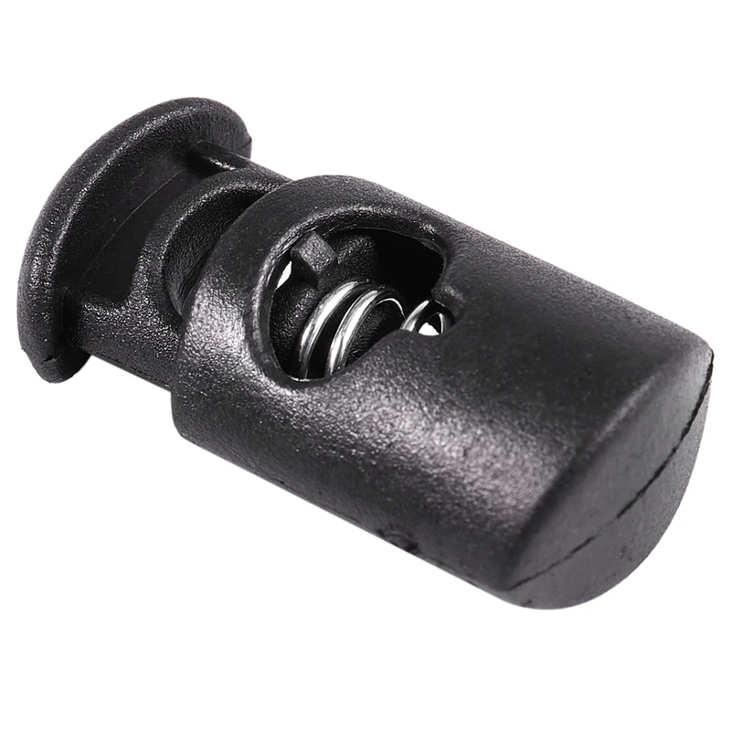 Диаметр 8 мм отверстие шнур фиксатор шнура шнурки защелкивающийся крюк черный 10