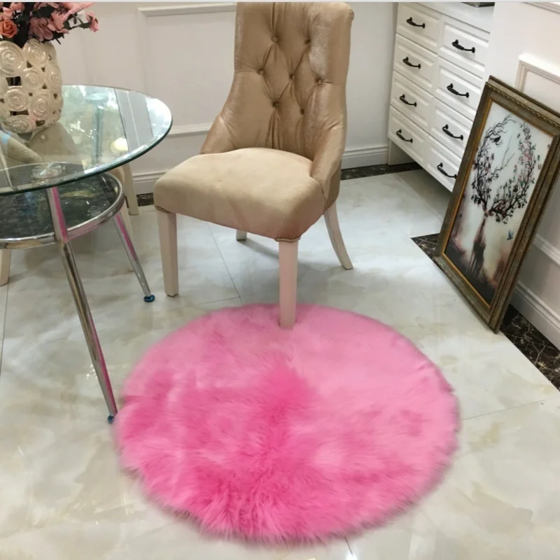 Противоскользящий мягкий ковер из искусственной шерсти 30 см длинный плюшевый