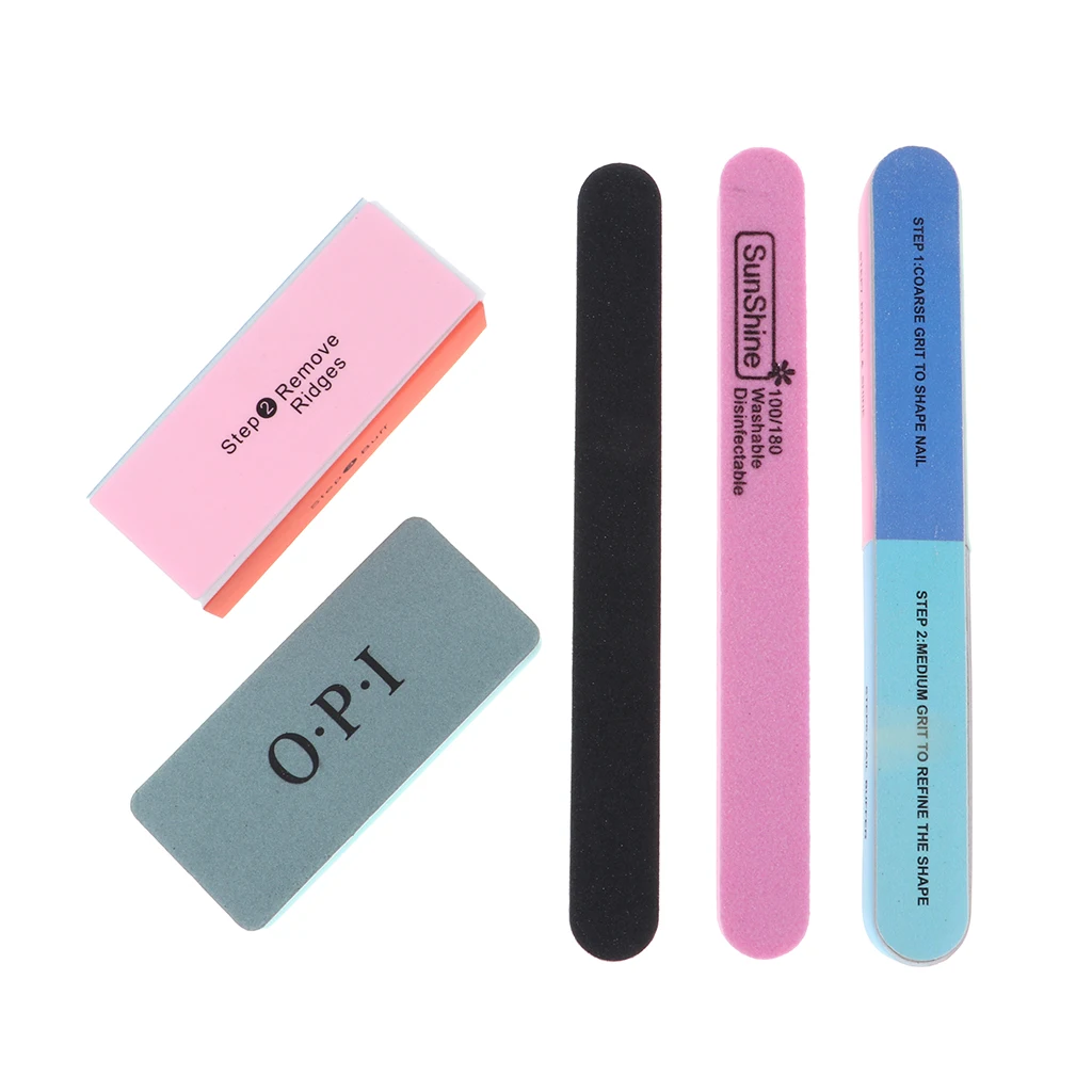 

5x Crafts Model Grinding Burnishing Polishing Stick Sand Block for Nail Art