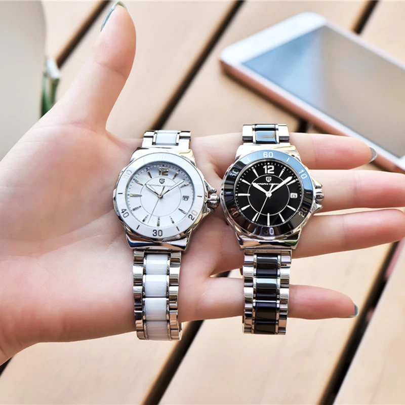 

PAGANI DESIGN Ladies Dress Quartz Watches Relogio Feminino Diamond Gorgeous Analog Display Ceramic Wristwatch Women Reloj Mujer