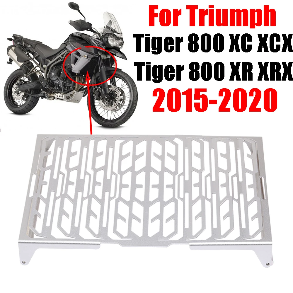 

For Triumph Tiger 800 XC XCX XR XRX 2015 2016 2017 2018 2019 2020 Motorcycle Radiator Grille Guard Grill Cover Cooler Protector