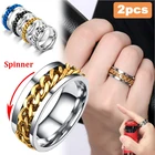 Кухонные принадлежности, вращающаяся цепь, кольцо, открывалка для бутылок, модная открывалка для пива из титановой стали, инструменты для бара вечерние подарки