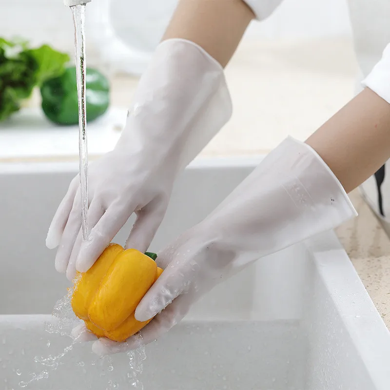 

1Pair Kitchen Dish Washing Gloves Household Dishwashing Gloves Rubber Gloves for Washing Clothes Cleaning Gloves Dishes QA 191