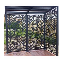 Customized laser cut metal garden screen decorative wall panel swimming pool guardrail screen