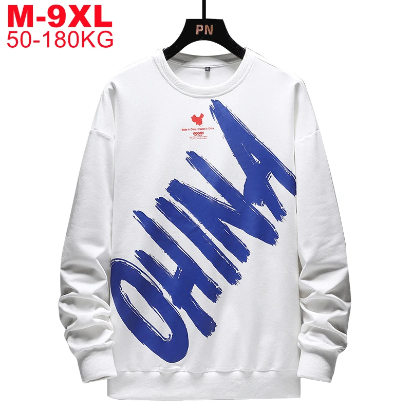 

Plus Size 9xl 8xl 7xl 6xl 5xl Sweatshirts Men Chinese Streetwear Pullover Male Hoody Men's Casual Oversized Hoodies For 180kg