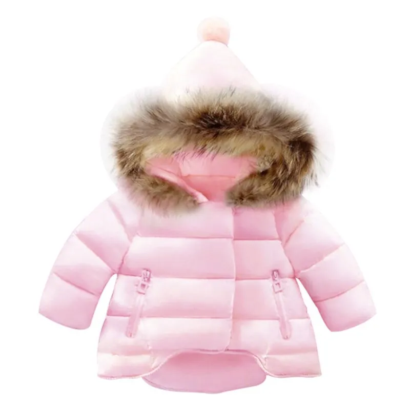 

New Winter Solid Baby Girl Clothes Hooded Girls Toddler Girls Clothes Girl Zipper Coat Long Coat for Fall Little Girl Coats Boys