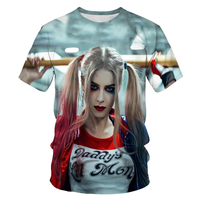 

2021 new hot sale character cartoon beauty 3d printing short-sleeved t-shirt cartoon anime youth and lively men and women fashio
