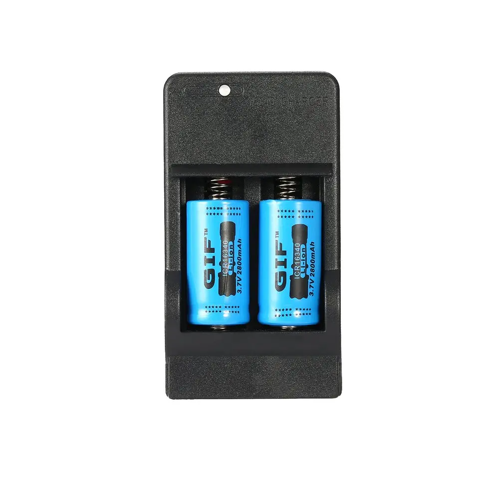 3 7 V 2800mAh 16340 аккумулятор перезаряжаемый фонарик Фонарь без/с США Британский