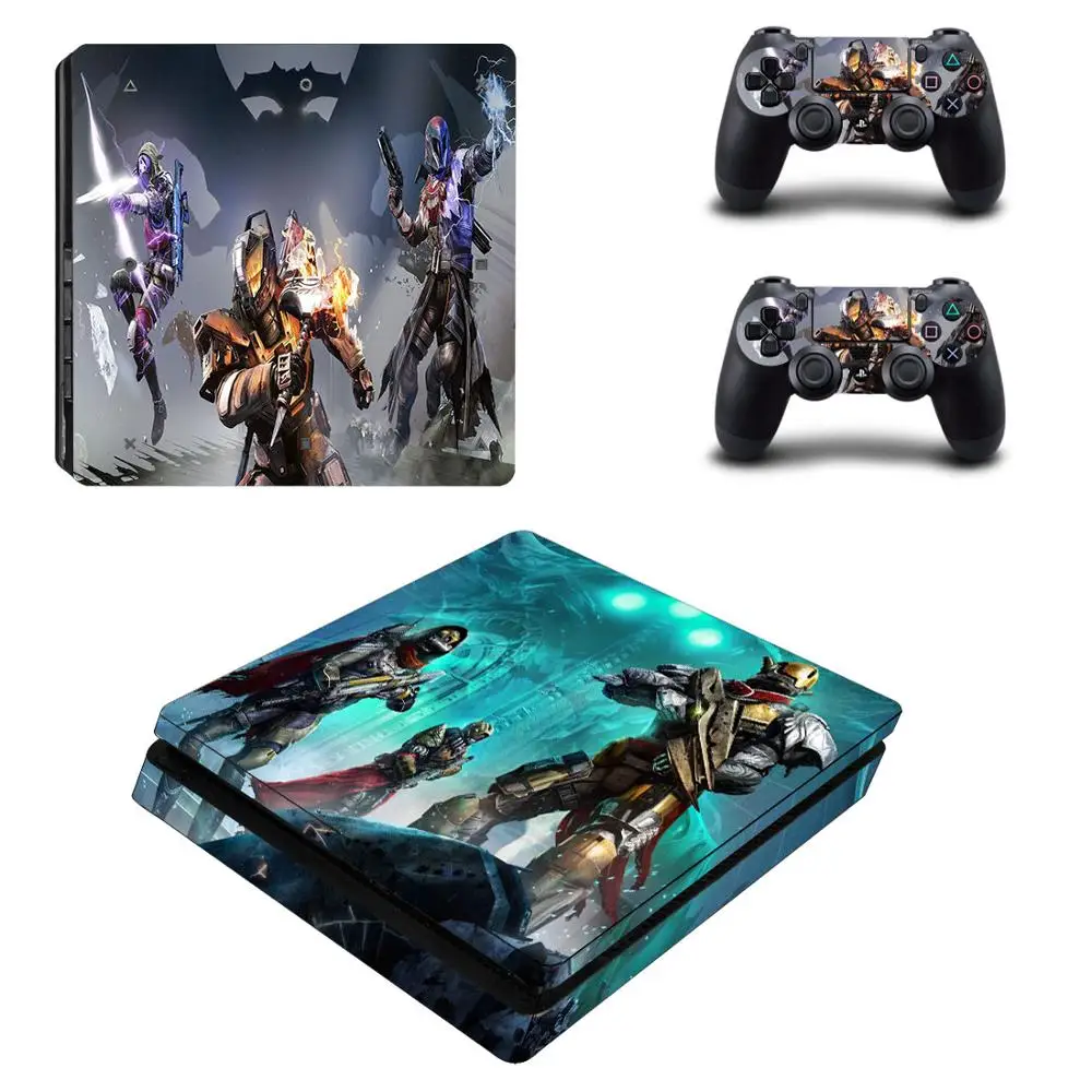 PS4 Slim sticker s Destiny 2 Play station 4 Виниловая наклейка для кожи Pegatinas playstation консоль и
