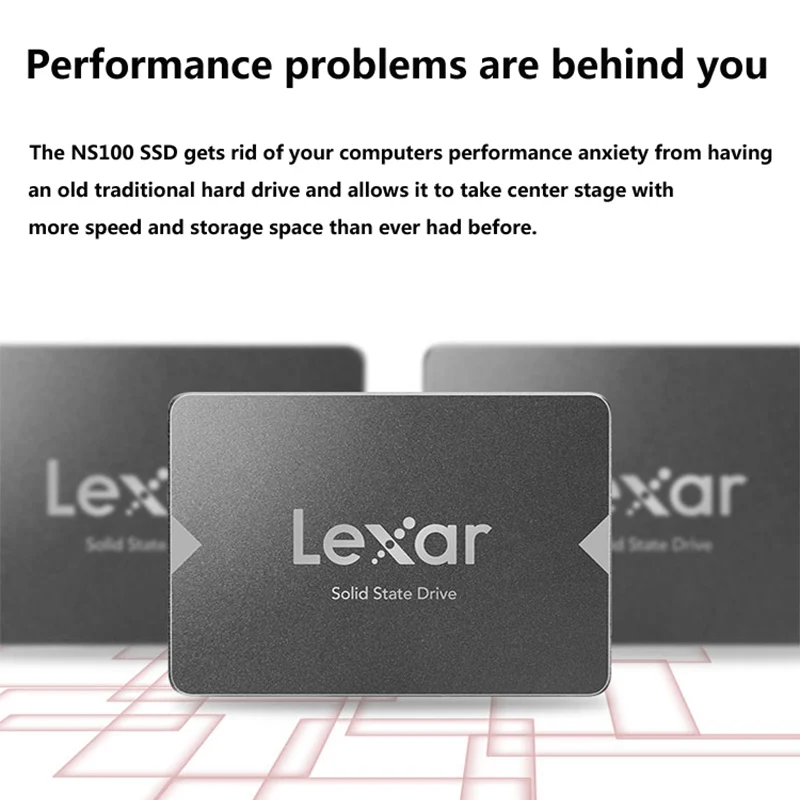 Lexar NS100 SSD 120 ГБ 240 SATA III 2 5 дюймов Внутренний твердотельный накопитель 256 Гб жесткий