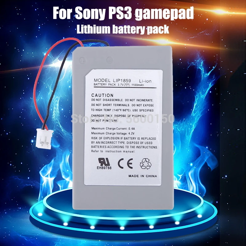 1 шт./лот 3 7 v 1800mAh батарея + USB зарядный кабель для Sony PlayStation3 PS3 беспроводной