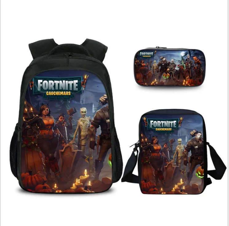 Детский Школьный Рюкзак Hot Game FORTNITES удобный ранец для начальной школы сумка