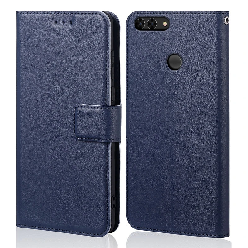 

Чехол для Huawei Honor 8 Lite, кожаный флип-чехол с магнитной застежкой в виде книги для Huawei Honor 8, искусственная кожа с держателем для карт